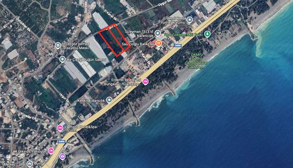 Mersin Erdemli'de 7.767 m² Arazi (Ada 39, Parsel 3) — Erdemli, Mersin
